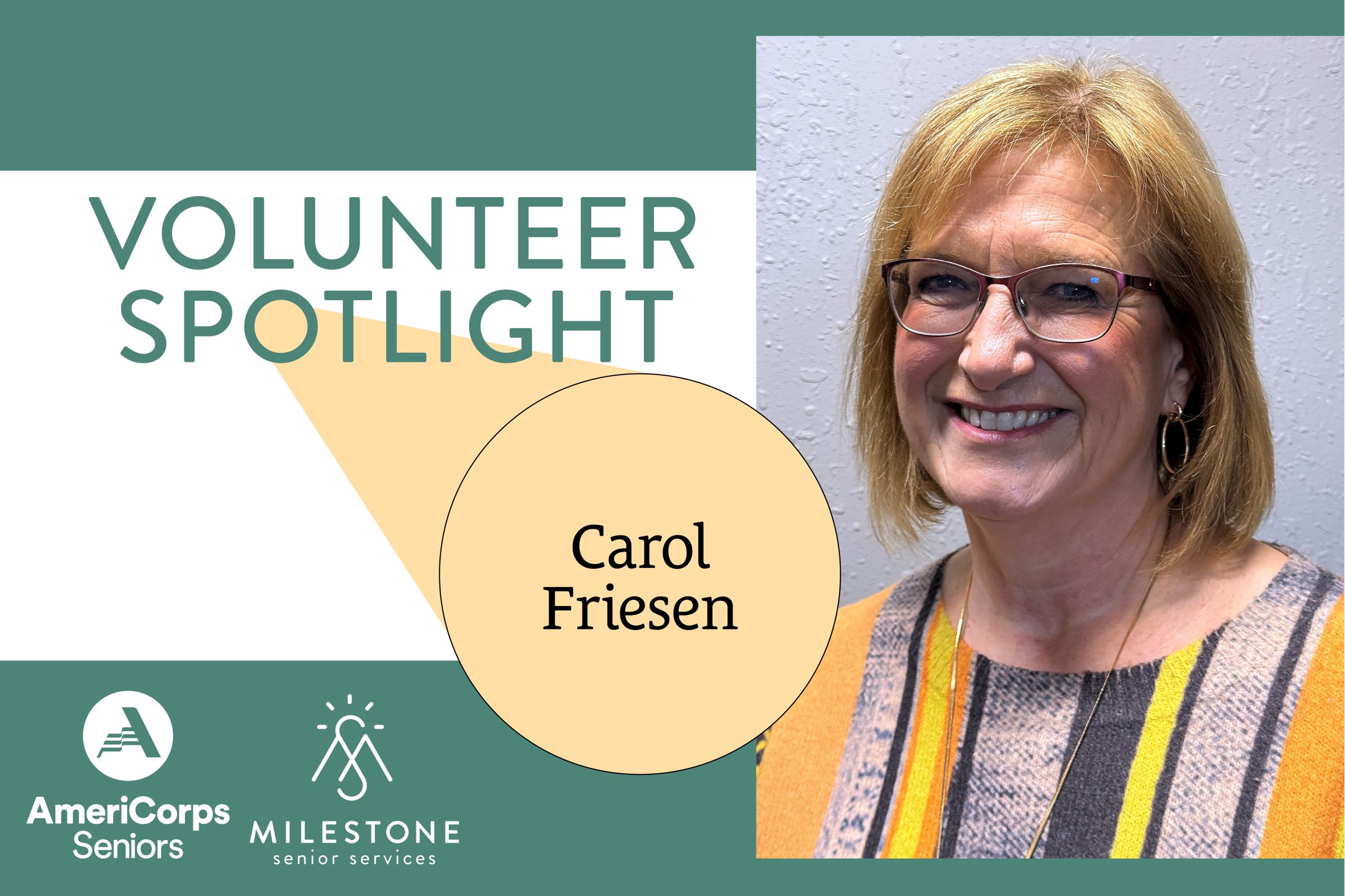 Volunteer Spotlight: Carol Friesen