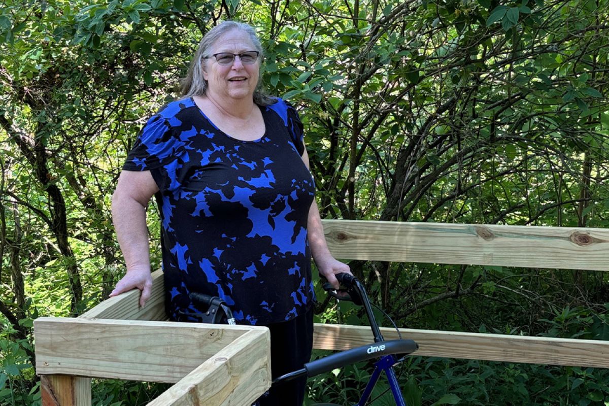 Cindy’s Ramp Gives her Peace of Mind